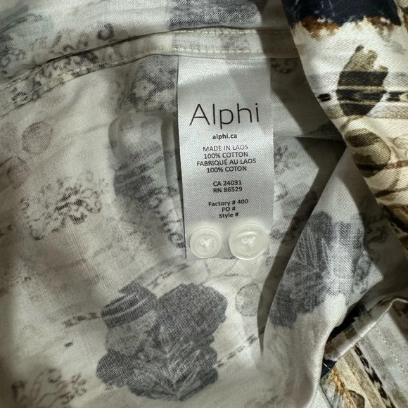 LEO CHEVALIER design long sleeve shirt Sz : M - Picture 8 of 8